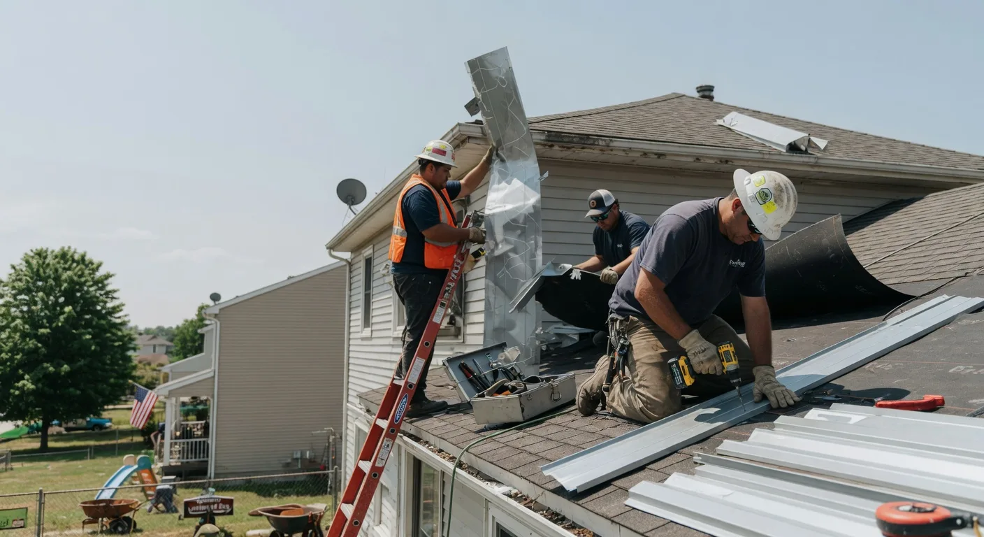Storm Damage Metal Roof Repair in Camp Springs, MD